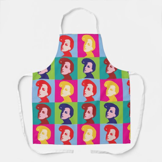 Retro Women Pop Art Schort (Voorkant)