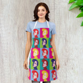 Retro Women Pop Art Schort