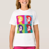 Retro Women Pop Art T-shirt (Voorkant)