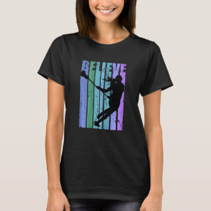 Retro Womens Lacrosse Queen Coach nood T-shirt