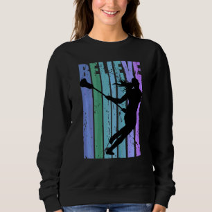 Retro Womens Lacrosse Queen Coach  nood Trui