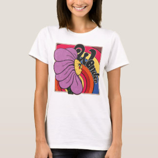 Retro Wonder Flower – 70s Cartoon Art T-shirt
