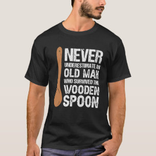 Retro Wooden Spoon Survivor 5 T-shirt