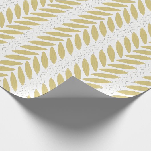 Retro Wooden Surfboards Cool Cadeaupapier (Hoek)