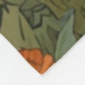 Retro Woodland Deer Fleece Deken (Hoek)