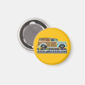 Retro Woody Lowrider Magneet (Voorkant / Achterkant)