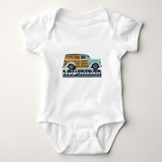 Retro Woody Lowrider Romper (Voorkant)