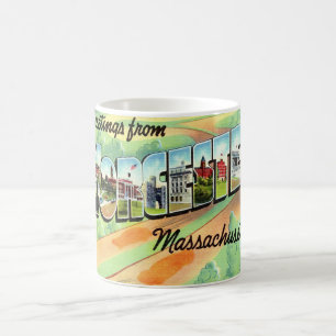 Retro Worcester Ma Postkaart Mok