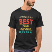 Retro World's Best Fund Manager Ever   T-shirt (Voorkant)