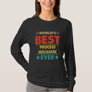 Retro World's Best Process Mechanic Ever T-shirt
