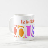Retro World's grootste neef Koffiemok (Voorkant links)