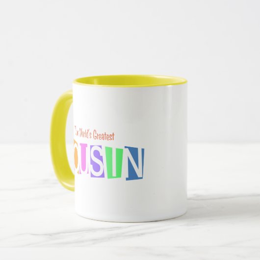 Retro World's grootste neef Mok (Voorkant links)