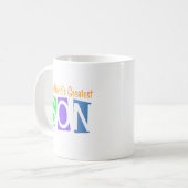 Retro World's grootste zoon Koffiemok (Voorkant links)