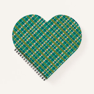 Retro Woven Picnic Pset Blauwgroen Groene Shower Notitieboek