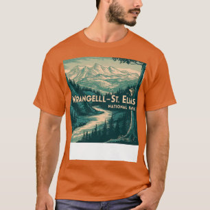 Retro Wrangell St Elias National Park T-shirt