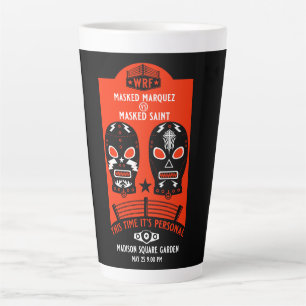 Retro  Wrestling Poster Latte Mok