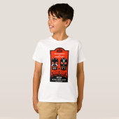 Retro  Wrestling Poster T-shirt (Voorkant volledig)