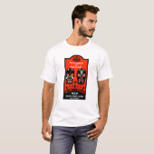 Retro  Wrestling Poster T-shirt (Voorkant volledig)