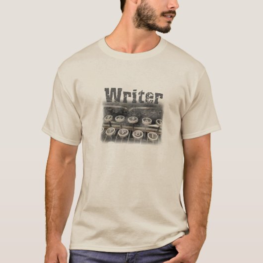 Retro Writer T-shirt (Voorkant)