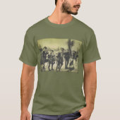 Retro WWl Foto Heren T-shirt (Voorkant)