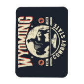 Retro Wyoming Magneet (Verticaal)