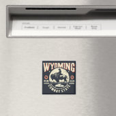 Retro Wyoming Magneet (Insitu (Vaatwasser))