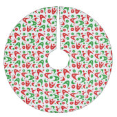Retro Xmas Boomerangs Kerstboom Rok (Voorkant)