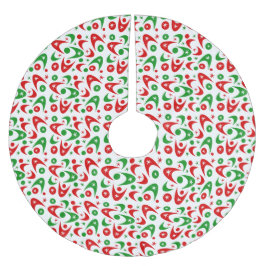 Retro Xmas Boomerangs Kerstboom Rok