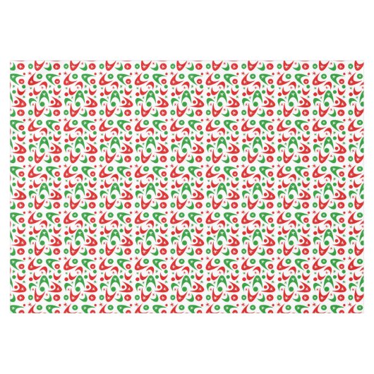 Retro Xmas Boomerangs Tafelkleed (Voorkant (Horizontaal))