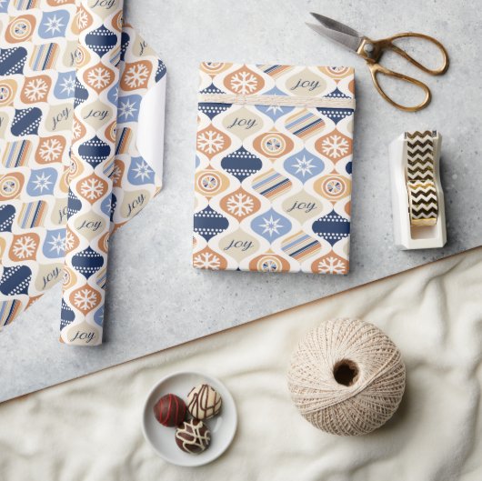 Retro Xmas Luxe Kerst Cadeaupapier (Crafts)