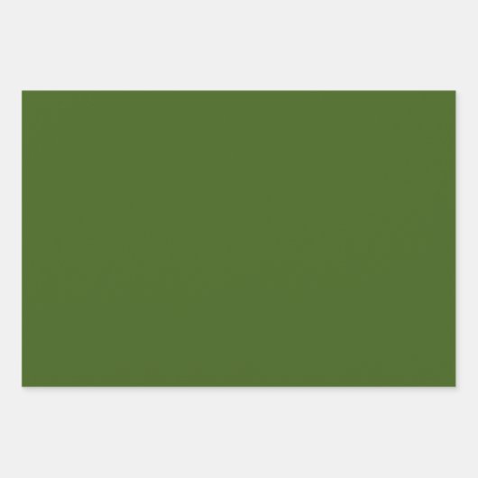 Retro Xmas Midcentury Moderne Sterren Oker Olijf Inpakpapier Vel (Voorkant 2)