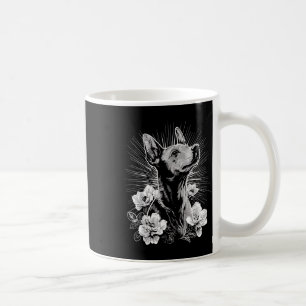 Retro Xoloitzcuintli Hondenliefhebber Tattoo Stijl Koffiemok