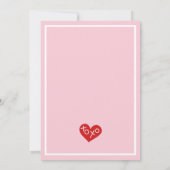 Retro XOXO Galentine's Day Brunch Kaart (Achterkant)