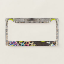 Retro Y2K Cassette Tape 1980s Leopard Print aesthe