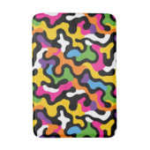 Retro y2k Esthetische Funky Swirls Kleurrijk Abstr Badmat (Voorkant Verticaal)