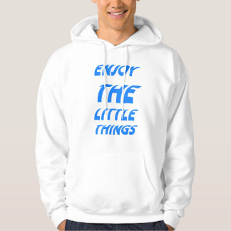 Retro Y2K Geniet Van De Kleine Dingen Blauwe Vloei Hoodie