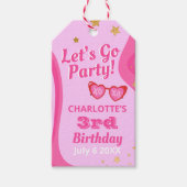 Retro Y2K Malibu Doll Cadeaulabel (Voorkant)