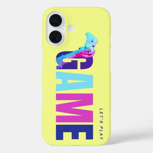 Retro Y2K Tech Synthwave Cyberpunk Gamer Yellow Case-Mate iPhone Case (Achterkant)