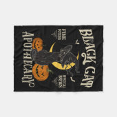 Retro Y Halloween Costume Black Cat M Athecary  Fleece Deken (Voorkant (Horizontaal))