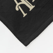 Retro Y Halloween Costume Black Cat M Athecary  Fleece Deken (Hoek)