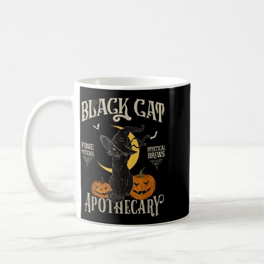 Retro Y Halloween Costume Black Cat M Athecary  Koffiemok (Links)