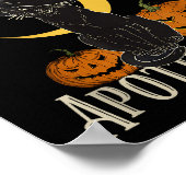 Retro Y Halloween Costume Black Cat M Athecary Poster (Hoek)