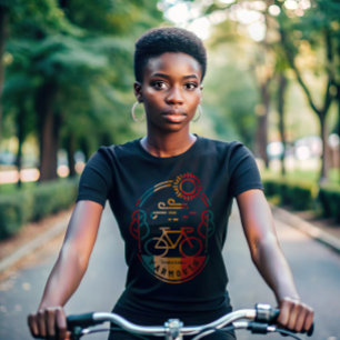 Retro Yarmouth Fietsroute. T-shirt