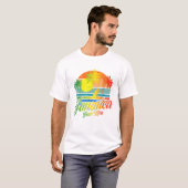 Retro Yeah Mon Jamaica Summer T-shirt (Voorkant volledig)
