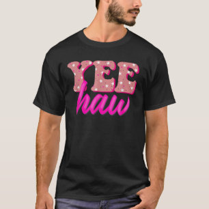 Retro Yee Haw Howdy Rodeo Western land Zuid T-shirt