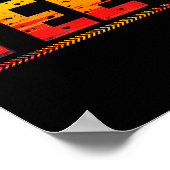 Retro Yeet Funny Saying Quote Slang Men Women Suit Poster (Hoek)