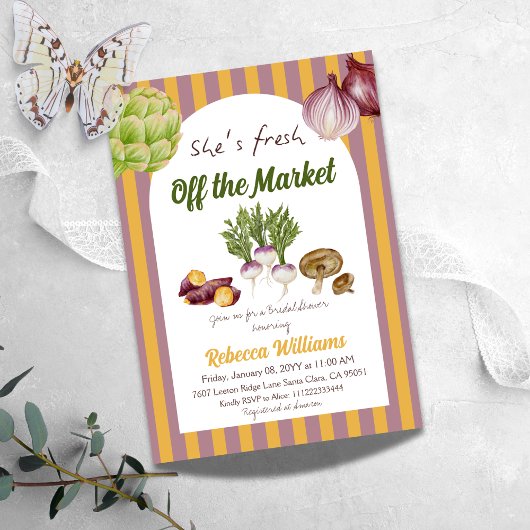 Retro Yellow Fresh van het Vrijgezellenfeest van d Kaart