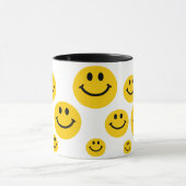 Retro Yellow Happy Face Mok (Midden)