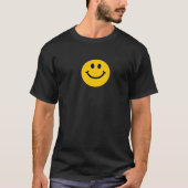 Retro Yellow Happy Face T-shirt (Voorkant)