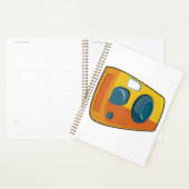 Retro Yellow Point and Shoot Film Camera Planner (Display)